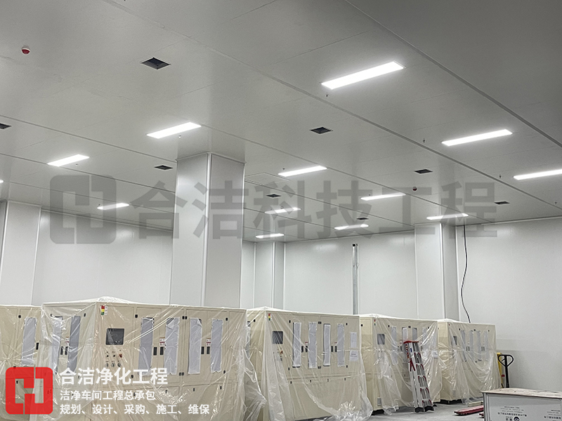 鋰電池工業潔凈廠房的圖片