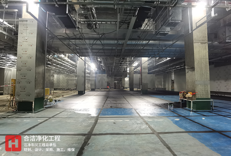 半導體無塵車間建設的圖片